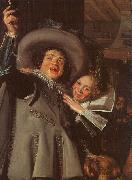 Frans Hals Young Man and Woman in an Inn Norge oil painting reproduction